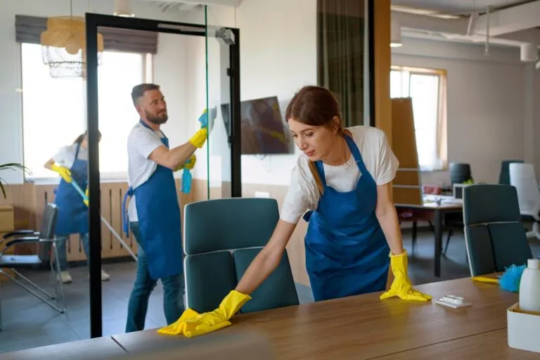 Ecora Cleaning team providing professional residential and commercial cleaning services in Edmonton and Calgary