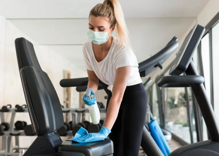 Professional gym workout area cleaning services in Edmonton and Calgary